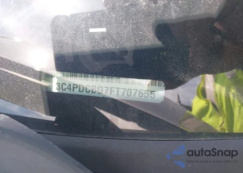 2015 Dodge Journey Sxt from USA, damaged, VIN 3C4PDCBG7FT707655